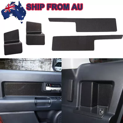 Carbon Fiber Interior Door Handle Panel Cover Strip For Toyota FJ Cruiser 07-21 • $143.99