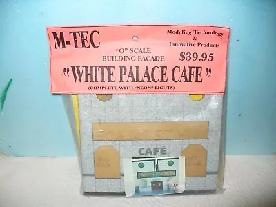 M-TEC O-Scale 'White Palace Cafe (Building Facade With  Neon  Lights Kit'-NIP! • $9.99
