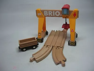 GANTRY CRANE  BRIO  For Wooden Train / Railway Track Thomas • £24.99