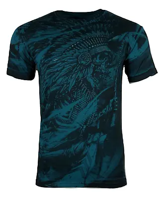 XTREME COUTURE By AFFLICTION Men's T-Shirt AXE SLINGER Biker MMA • $24.95