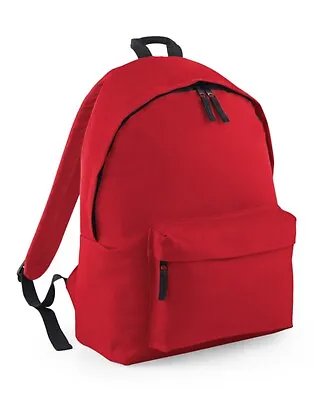 £13.95 • Buy Bagbase Retro Backpack | School College Travel Work Gym Rucksack Bag | 18 Litres