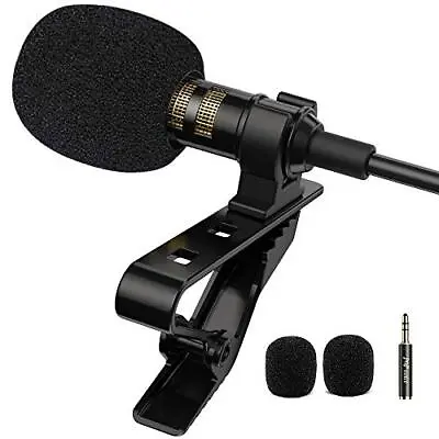 PoP Voice Professional Lavalier Lapel Microphone Omnidirectional Condenser Mi... • $22.85