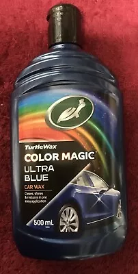 Turtle Wax Color Magic Ultra Blue Wax Polish & Colour Restorer For Dark/Mid Blue • $12.32