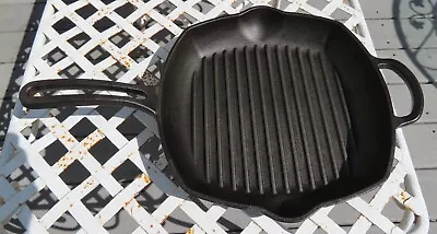 Mirro 11  Square Cast Iron Pan Ridged Bottom. Freshly Seasoned Ready To Cook • $10.95