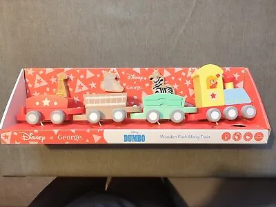 £8 • Buy Disney Dumbo Kids Wooden Push Along Train New Im Box