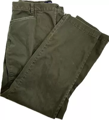 Structured Stretch Olive Green Men's Pant Pants Size 34x32 • $15.99