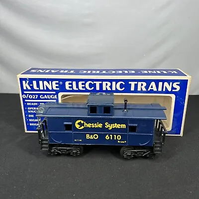 K-Line B&O Chessie System 6110 Blue Caboose In Box • $30