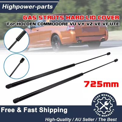 2pcs GAS STRUTS HARD LID COVER For COMMODORE VU VY VZ VE VF UTE 725mm Brand New • $36