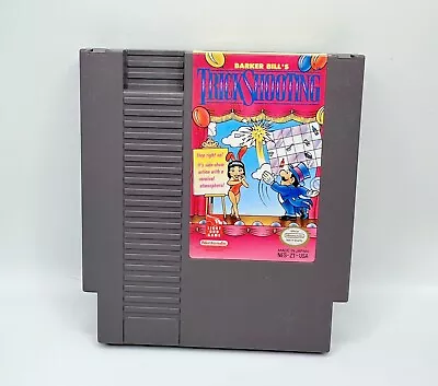 Vintage 1990 - Barker Bill's Trick Shooting For NES/Nintendo Video Game • $30