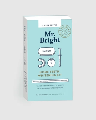 $77.99 • Buy Mr Bright Whitening Kit With LED 3 Weekly Supply + Travel Case Aussie Stock