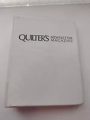 Lot Of 18 Vintage Quilter's Newsletter Magazines In Binder (Lot 33) • $14.99