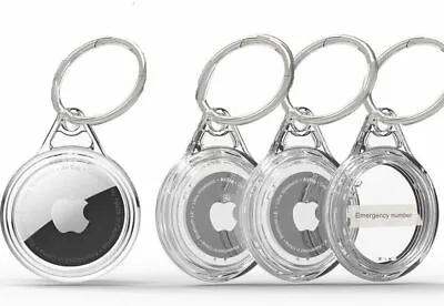 Carry Case Keychain For Apple AirTag Waterproof Holder Keyring Air Tag Pet IP68 • £17.99