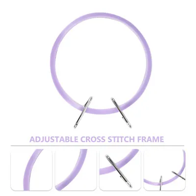  Tension Embroidery Stretch Plastic Miniature Hoops Quilting Frame • £5.69