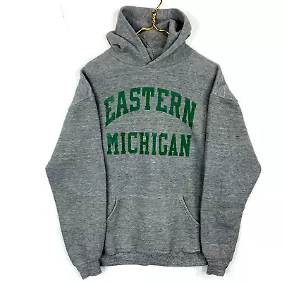 Vintage Eastern Michigan Sweatshirt Hoodie Extra Large Russell Athletic Ncaa • $38.24