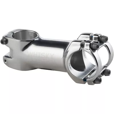 WHISKY No.7 Stem 80mm Clamp 31.8mm +/-6 Degree Silver Aluminum Mountain Bike • $45