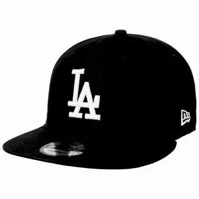 Los Angeles Dodgers Black Baseball Cap Hat Gorra Blk Bill White LA New • $13.99