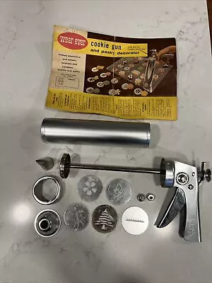 Vintage Wear Ever Cookie Gun With Thickness Control And Some Accessories No 3365 • $19.97