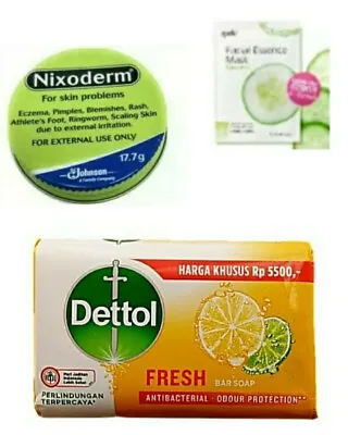 £14.48 • Buy Nixoderm For Acne 17.7g & Dettol Lemon Fresh Bar Soap