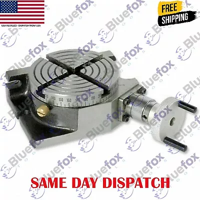 Rotary Table 3  80mm H/V With 4 Bolting Slot For Milling Metalworking Premium • $58.99