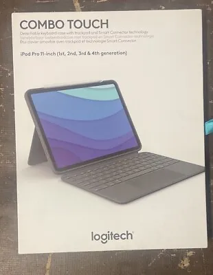 Logitech Combo Touch IPad 11  Keyboard Folio Case (1st 2nd 3rd & 4th Gen) UK • £164.99