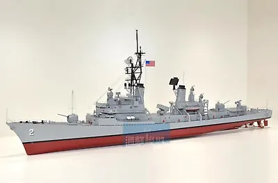 KYMODEL US Navy Adams Class Missile Destroyer Remote Control Boat Model Kit • $2868