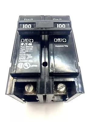 Eaton Cutler Hammer BR2100 2P 100A 120 240 V Plug In Type BR Main C2100 Breaker • $50