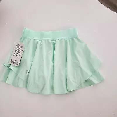 NWT Lululemon Court Rival HR Skirt  Size 4 Mint Moment Authentic Built In Shorts • $70