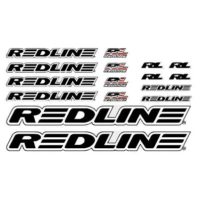 Redline - Generic Black BMX Decal Set - Old School Bmx • $55