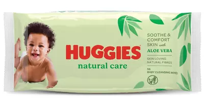 Huggies New Natural Care Baby Wipes 56 Count Pack Of 56 • $3.90