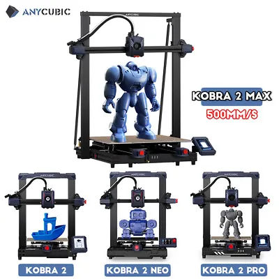 ANYCUBIC Kobra 2/ Kobra 2 Pro/ Kobra 2 Max 3D Printer 500mm/s High Print Speed • $227.05