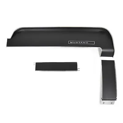 67-68 Ford Mustang Dash Trim (w/o AC) Interior Set Upper/Center/Lower Black • $68.40