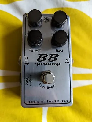 Xotic BB Preamp Overdrive Distortion Limited Chrome Edition • £100