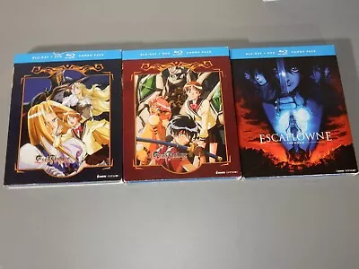 Brand New **the Vision Of Escaflowne** Parts One & Two + The Movie Blu-ray/dvd • $67