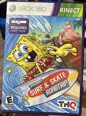 SpongeBob's Surf & Skate Roadtrip (Xbox 360 2011) Complete Tested Working • $3.99