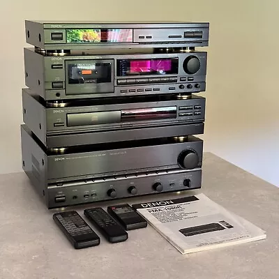 Vintage Denon Hifi Stack - Class A Receiver Amp PMA-1080R Tape Deck CD  Tuner • $1199.90