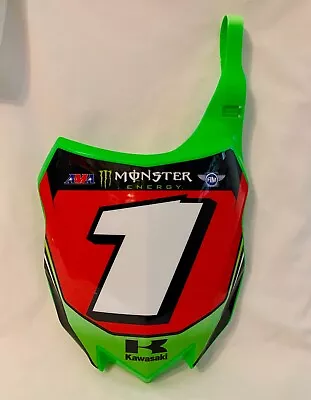 Ryan Villopoto Motocross Number Plate #1 Monster Energy Kawasaki SALE!! • $49.99