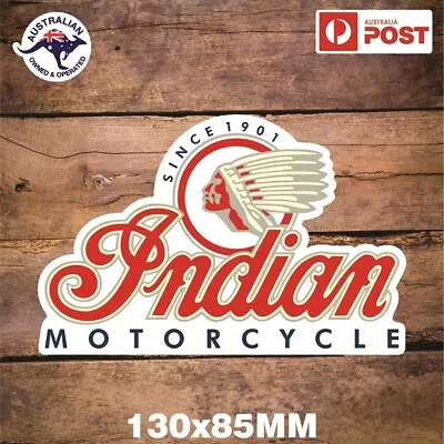 Indian Motorcycle Sticker Retro Vintage Since 1901 • $6.10