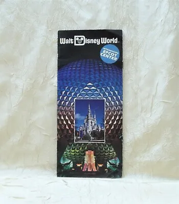 Walt Disney World Vintage 1983 Brochure Introducing Epcot Center • $17.95