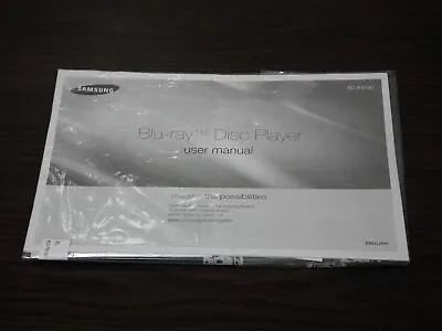 Samsung Manual Instruction For BD-F5100 Blu-ray Disc Player / New • £11.99