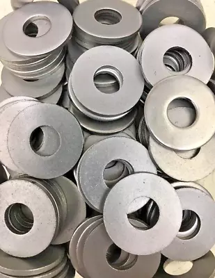 (100) 5/16 Flat Washer Stainless .345 X .875 X .08 Wider & Thicker Type B 304SS • $21.99