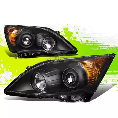 Factory Style Projector Headlight Lamps For Honda CRV 07-11 Black Amber Pair • $160