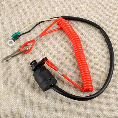 Boat Kill Stop Switch & Safety Tether Lanyard Fit For Marine Mercury Outboard • $10.20