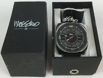 Mossimo Wristwatch Rectangular Dial Stainless Steel Band Men's New With Box • $59.99