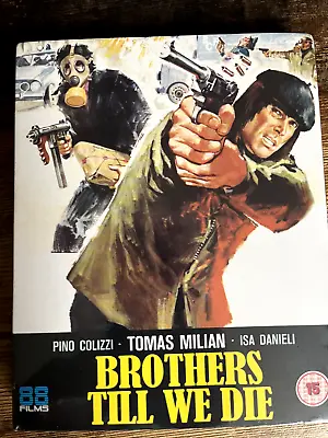 BROTHERS TILL WE DIE - Umberto Lenzi - Tomas Milian - LE Region A-B-C Blu-ray • £17.55