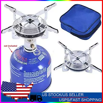 Outdoor Camping Stove Picnic Gas Burner Portable Hiking Mini Cooker BBQ US • $13.99