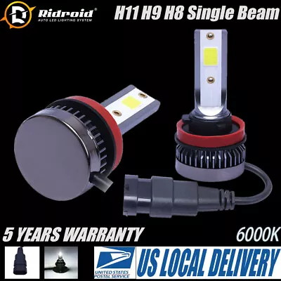 H11 H8 Combo LED Fog Light Bulbs Kit Fog/Driving Lamps 6000K White High Power US • $10.99