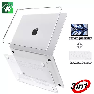 Snap On Protective Case Cover F 2022 MacBook Air 13.6 M2 A2681 Keyboard LCD Film • $17.99