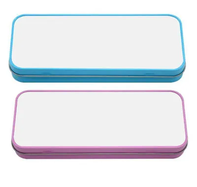 Sublimation Metal Tin Pencil Box Case For Heat Press Transfer Printing • £2.34