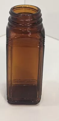 Vintage Amber Brown Abbott Laboratories Medicine Glass Bottle • $10.99