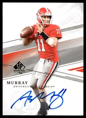 2014 SP Authentic Autographs Aaron Murray Rookie Auto Georgia Bulldogs #20 • $14.99